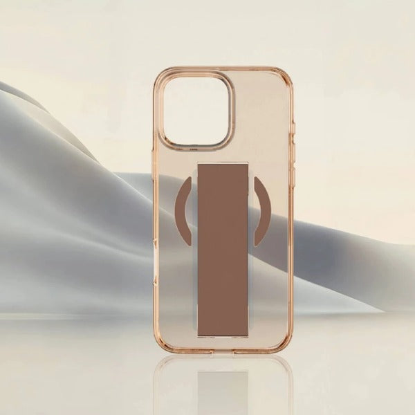 Asli Global iPhone 16 Pro Max Leather Grip Case Clear | Brown Asli Global iPhone 16 Pro Max Leather Grip Case Clear | Brown